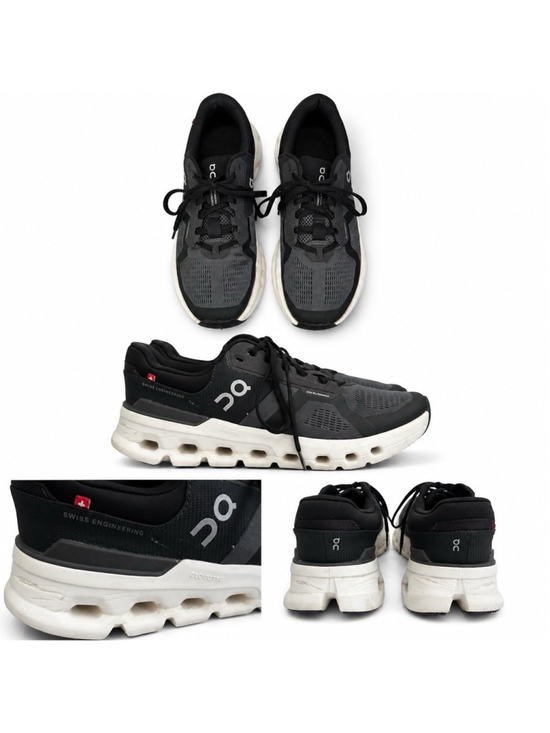 On Shoes - On Running Cloudrunner Women's 9 Eclipse Black CloudTec Running Shoes